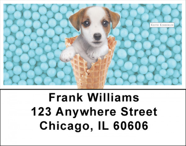 Coney Pups Keith Kimberlin Address Labels | LBKKM-04