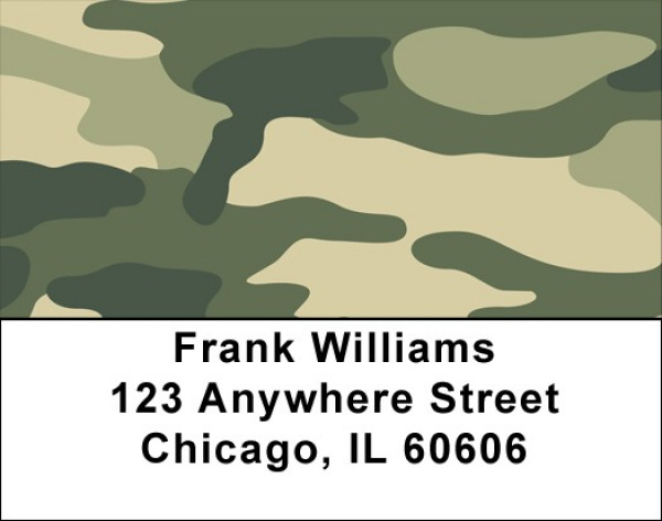 Camouflage Pattern Labels
