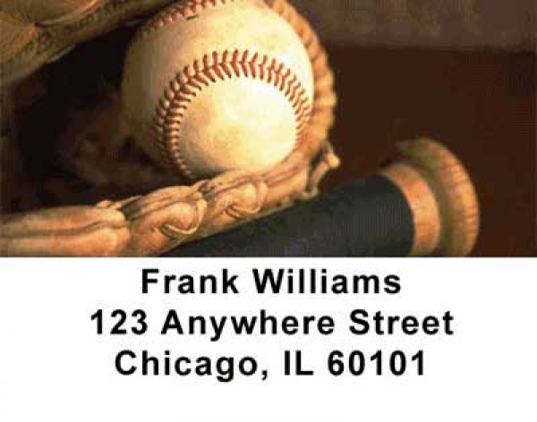 Baseball Address Labels | LBSPO-04