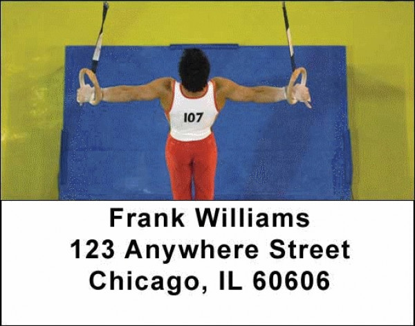 Gymnastic Address Labels