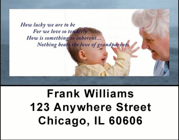 Grandparents Address Labels By Sweet Intentions