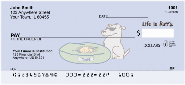 Life Is Ruff How Rude Personal Checks