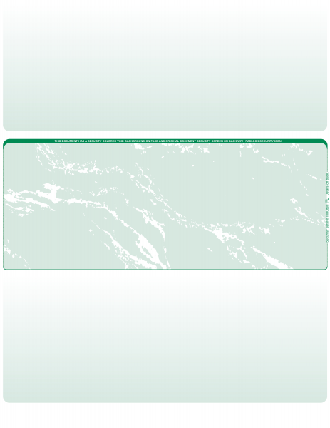 Green Marble Blank Middle Laser Checks