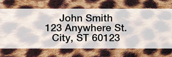 Animal Prints Rectangle Address Labels