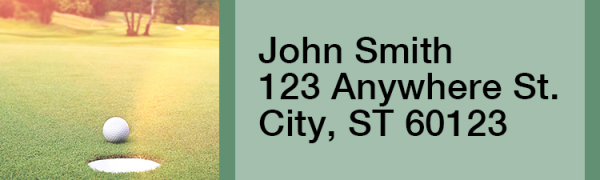 Golf Course Address Labels  | LRSPOC-42