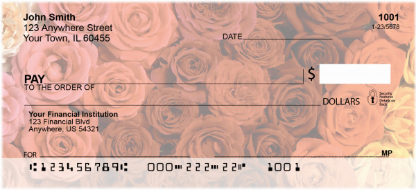 Roses Personal Checks