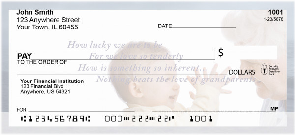 Grandparents Personal Checks By Sweet Intentions