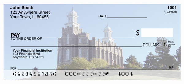 Logan Temple Personal Checks | TEM-06