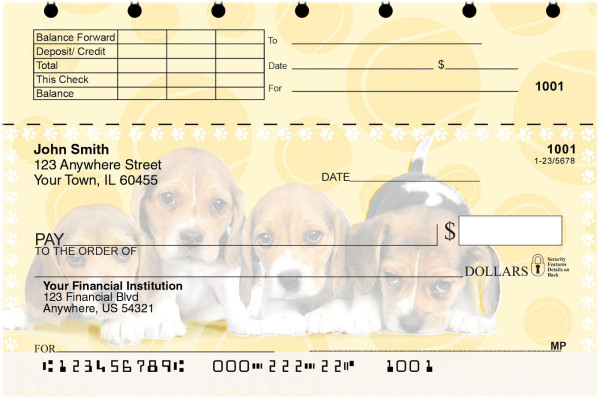 Beagle Pups Keith Kimberlin Top Stub Checks