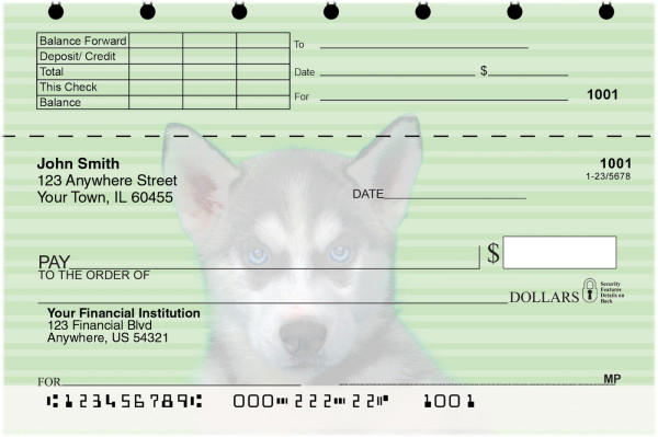 Husky Pups Keith Kimberlin Top Stub Checks | TSKKM-24