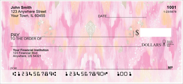 Pretty Pinks  Personal Checks By EttaVee