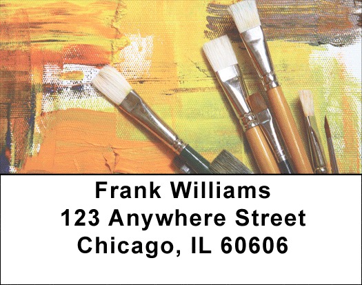 Paint Brush Labels