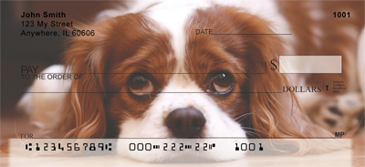 Cavalier King Charles Dogs Personal Checks
