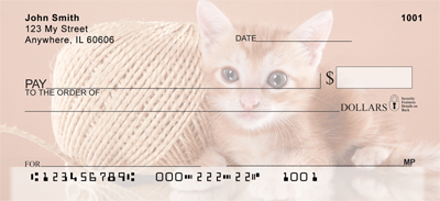 Cute Kitten Personal Checks