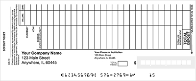 Personal Deposit Tickets Business Deposit Tickets Deposit Slips